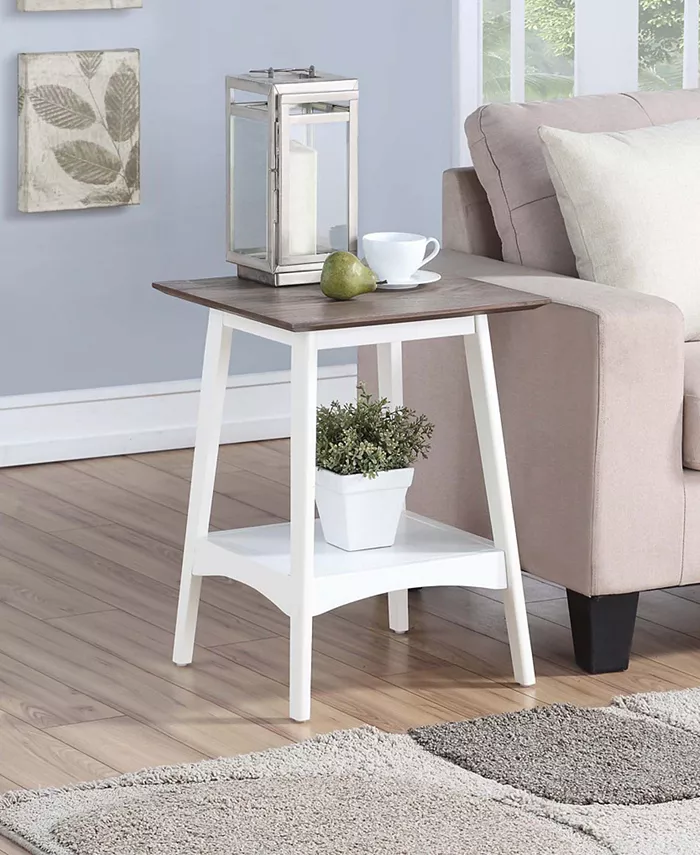 Convenience Concepts Alpine End Table with Shelf