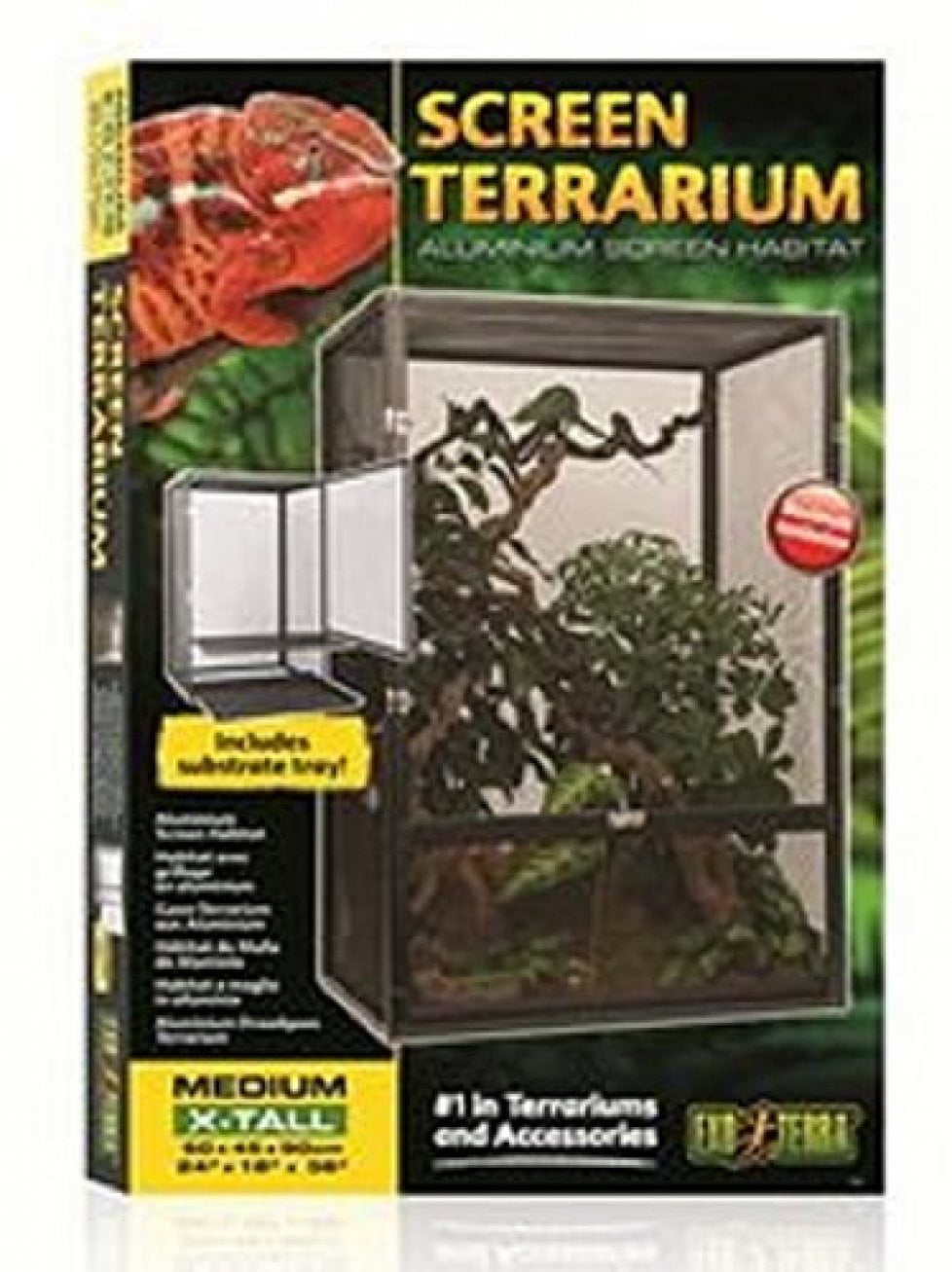 Exo Terra PT2678 Screen Terrarium - Medium