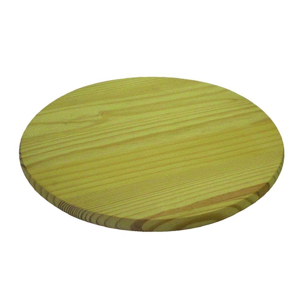 1 in. x 1.5 ft. x 1.5 ft. Pine Edge Glued Panel Round Board 680435