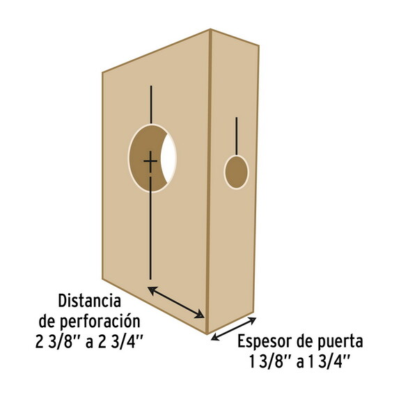 Pretul 26038 Hole Saw With Template Set 4 Pieces