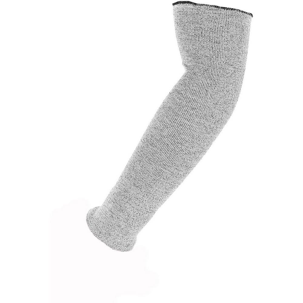 G  F Products Large Gray Cut Resistant Level-5 Cut Protection Arm Sleeves Arm Width 4 in. to 8 in. Sold By Pair (2-Pieces) 58122L-pair