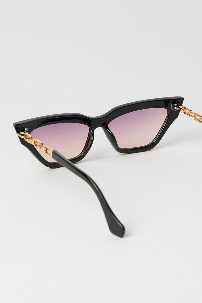 Black Cat Eye Fashion Sunglasses