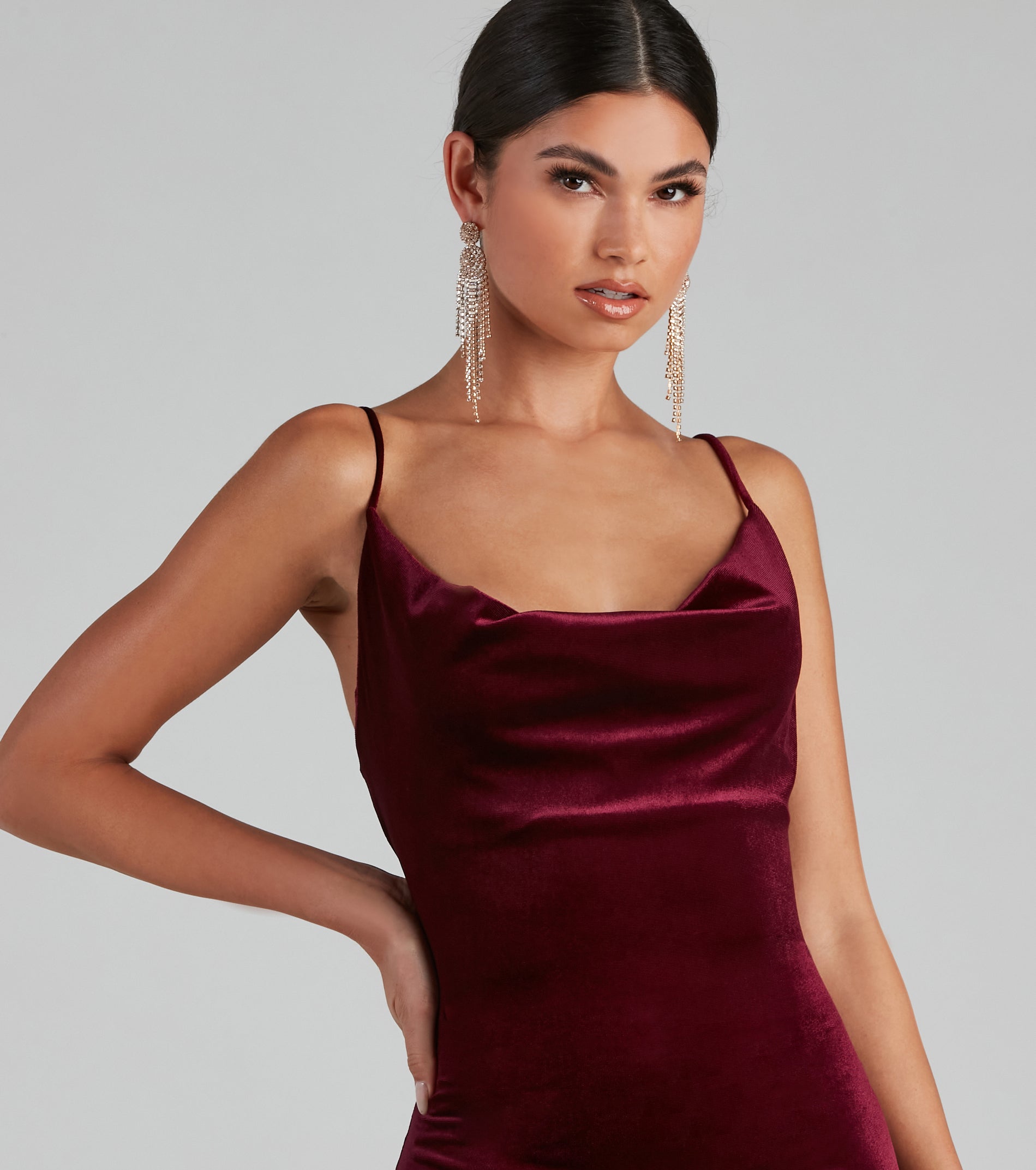 Time To Celebrate Chic Velvet Mini Dress