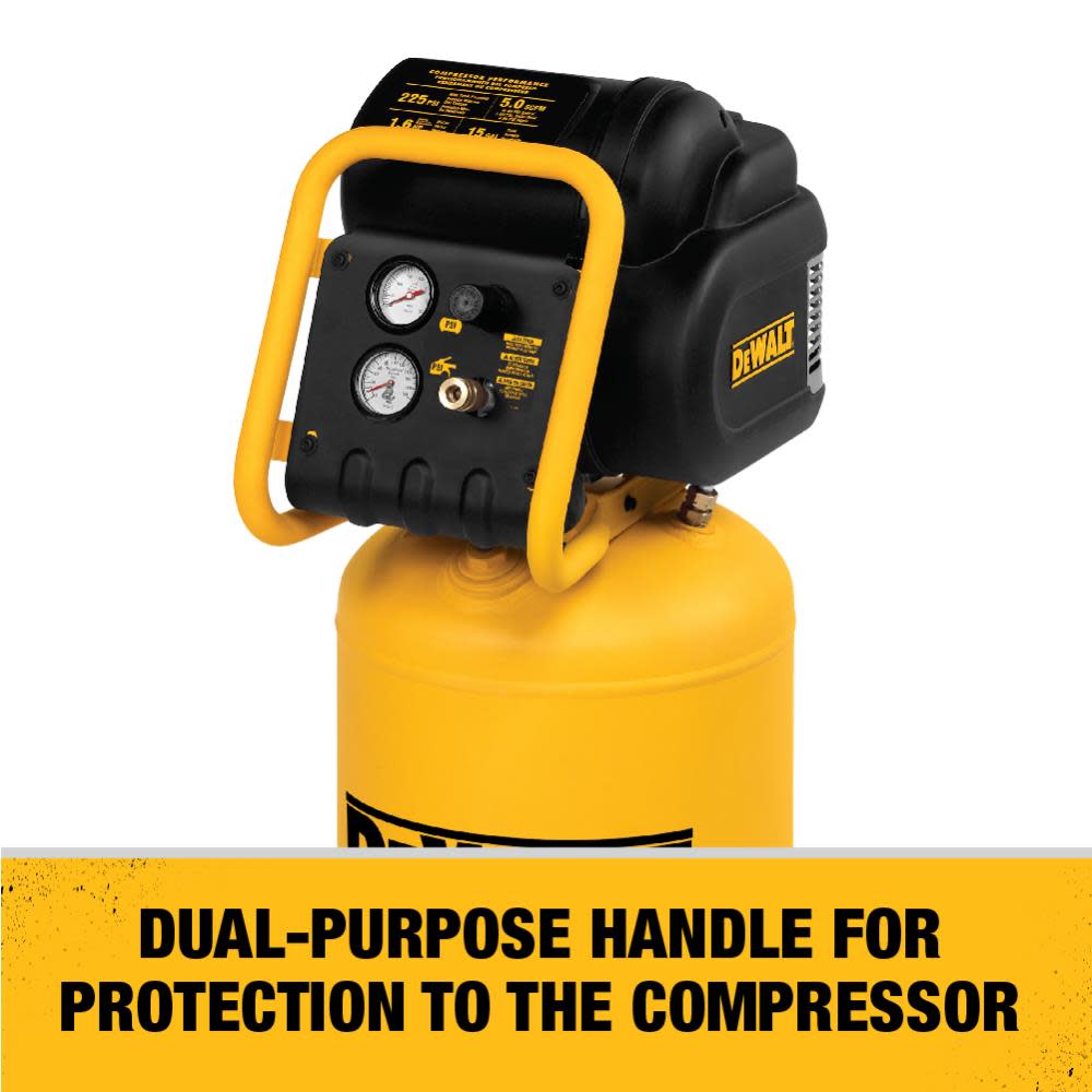 DEWALT Heavy-Duty 200 PSI MAX Electric Workshop Compressor (D55168) ;