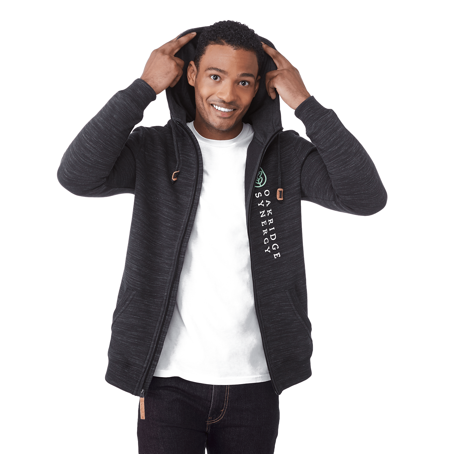 tentree Men's Space Dye Zip Hoodie