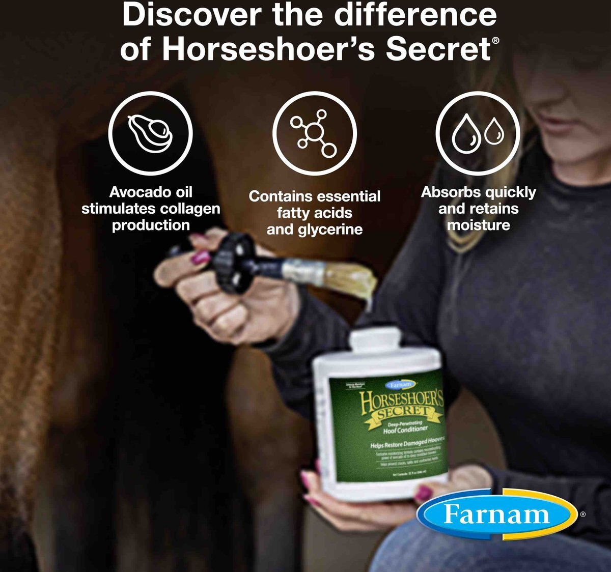 Farnam Horseshoer's Secret Horse Hoof Care Hoof Conditioner