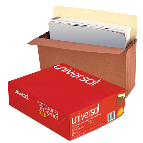 Universal Redrope Expanding File Pockets， 5.25