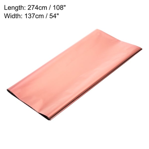 2 Pack Disposable Plastic Tablecloths 54x108