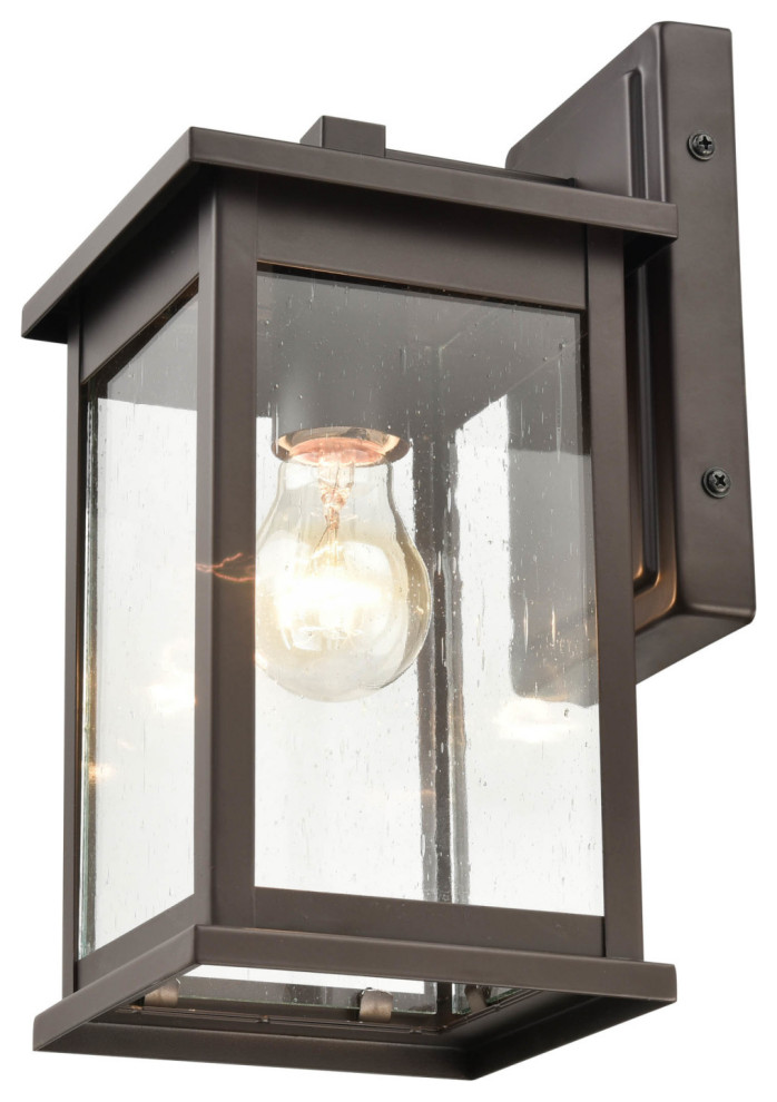 Millennium Lighting 4101 Bowton 12 quotTall Outdoor Wall Sconce   Transitional   Outdoor Wall Lights And Sconces   by Buildcom  Houzz