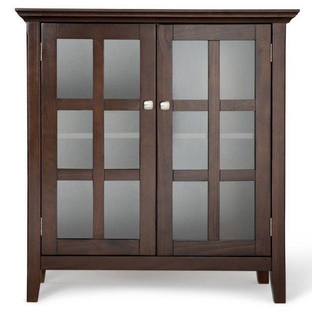 Normandy Low Storage Cabinet Brunette Brown Wyndenhall