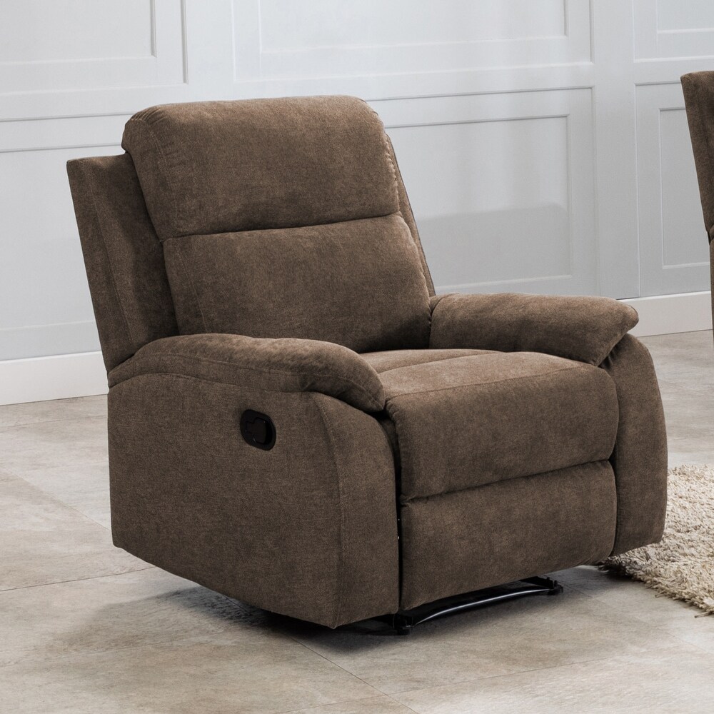 Contemporary Faux Leather Living Room Reclining Chair