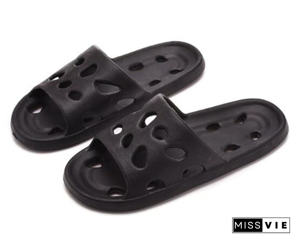 Summer Leaky Slippers Bathroom Bathing Confortable Men Women Couple Home Indoor Non-slip EVA Sandals Slippers Beach Slippers