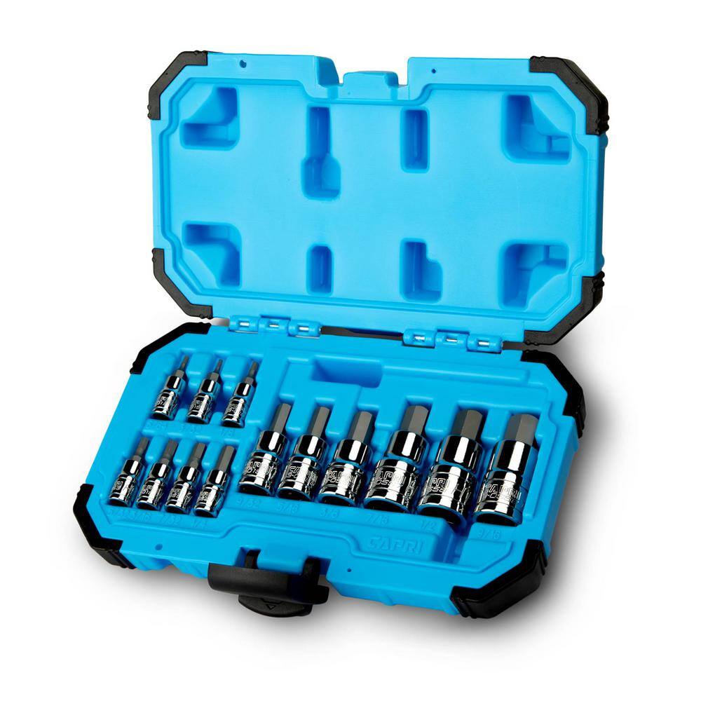 Capri Tools Advanced Series SAE Hex Bit Socket Set (13-Piece) CP30003ADV