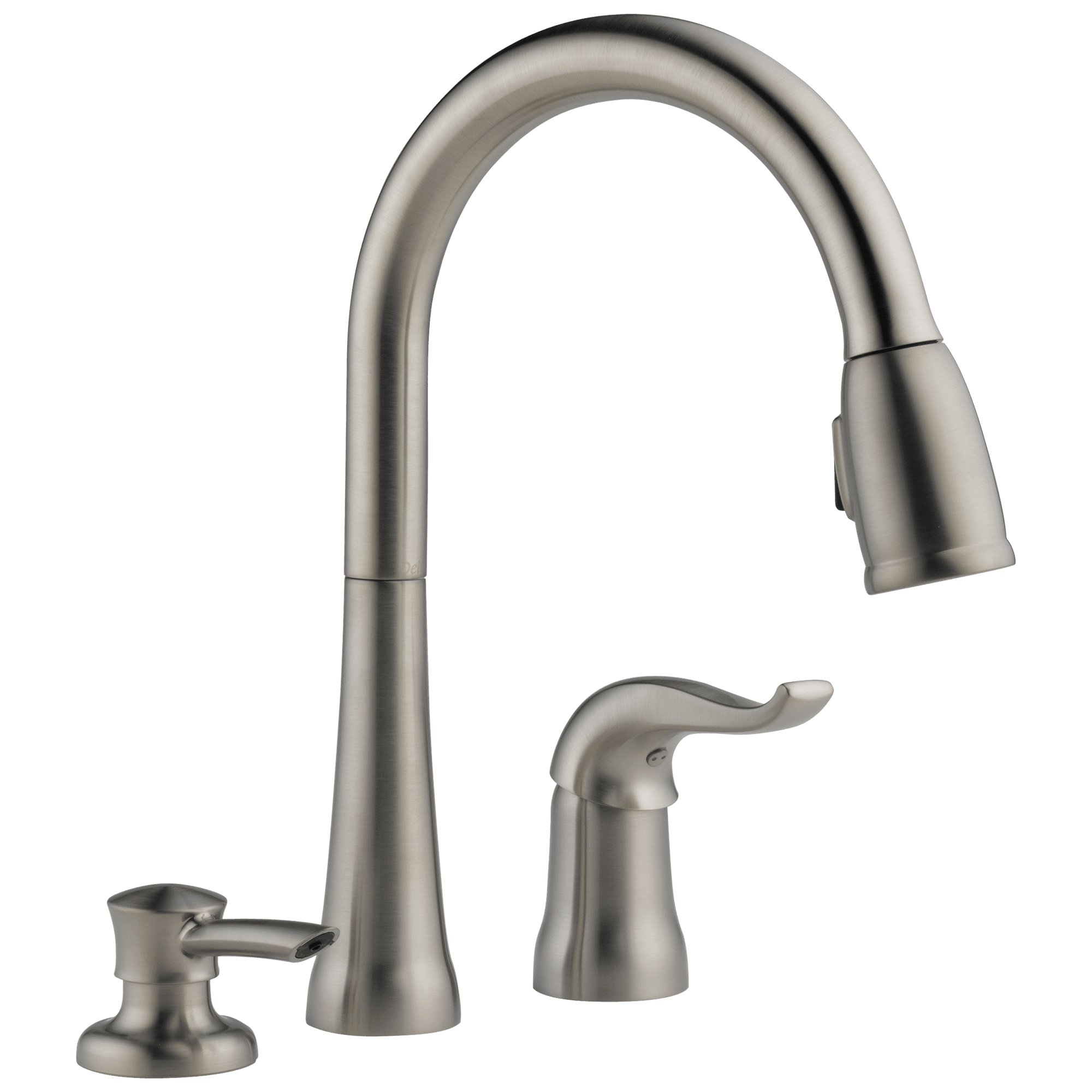 Delta Kate Single Handle Pull-Down Kitchen Faucet in Stainless 16970-SSSD-DST