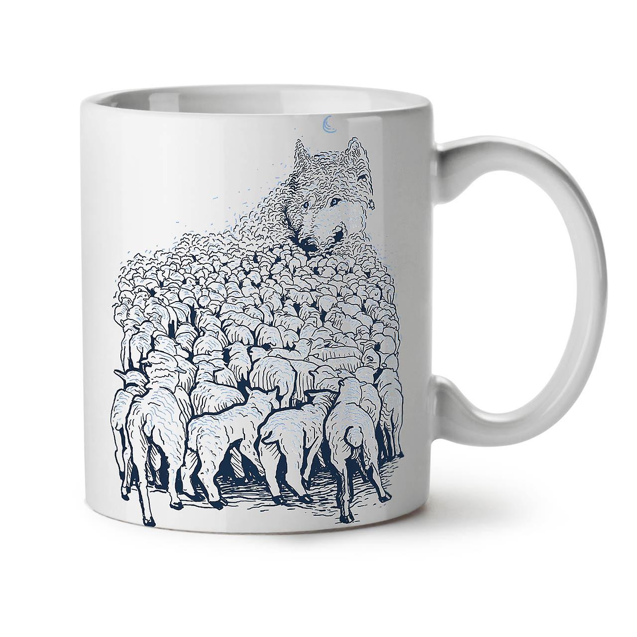 Wolf Sheep Herd Animal NEW White Tea Coffee Ceramic Mug 11 oz | Wellcoda