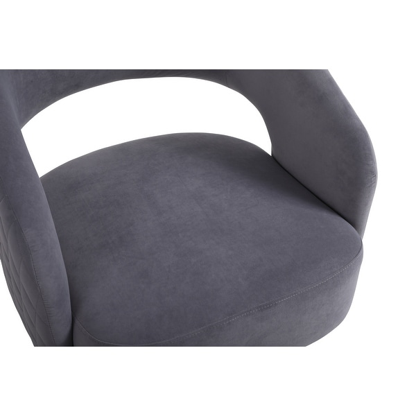 Velvet Swivel Rhombus Accent Chair Armchair， Round Barrel Chair Single Sofa Lounge Chair Barrel Chair for Living Room Bedroom