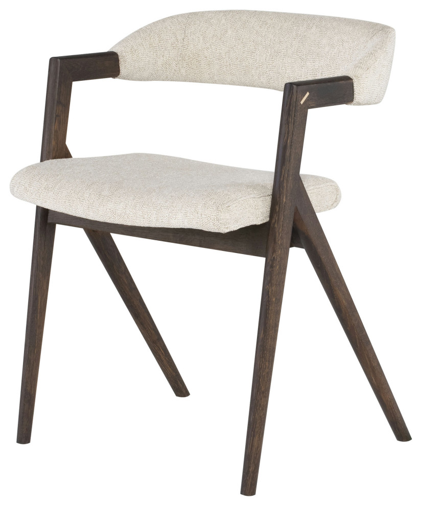 Anita Shell Fabric Dining Chair   Midcentury   Dining Chairs   by Kolibri Decor  Houzz