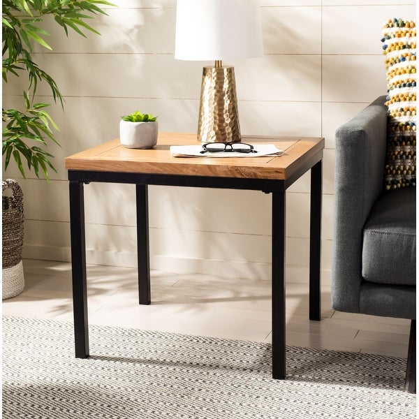 SAFAVIEH York Brown Side Table - 23