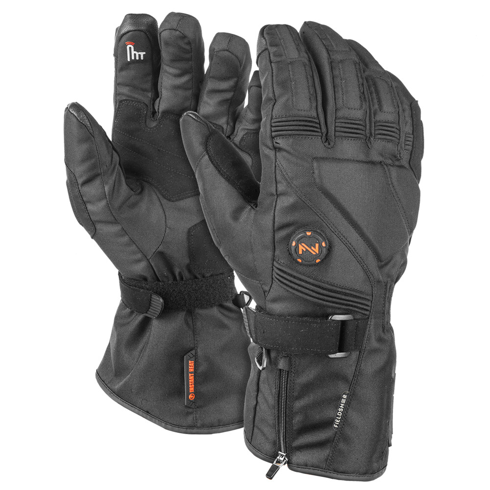 Storm Heated Gloves Unisex 7.4 Volt Black Large