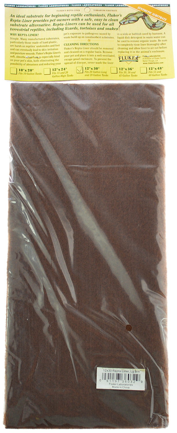 Flukers Repta-Liner Washable Terrarium Substrate Brown