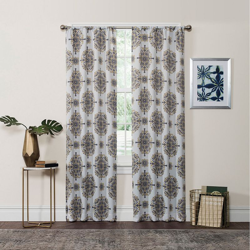 eclipse Olivia Room-Darkening 1-Panel Window Curtain