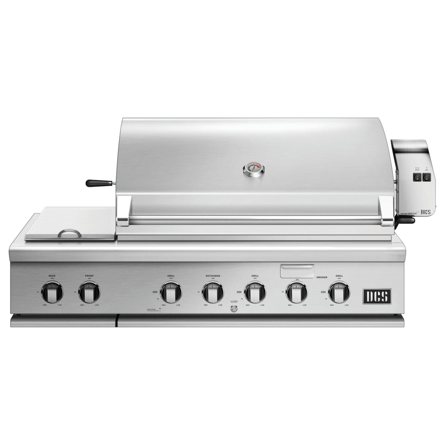 DCS Series 7 48-Inch Built-In Propane Gas Grill With Double Side Burner and Rotisserie