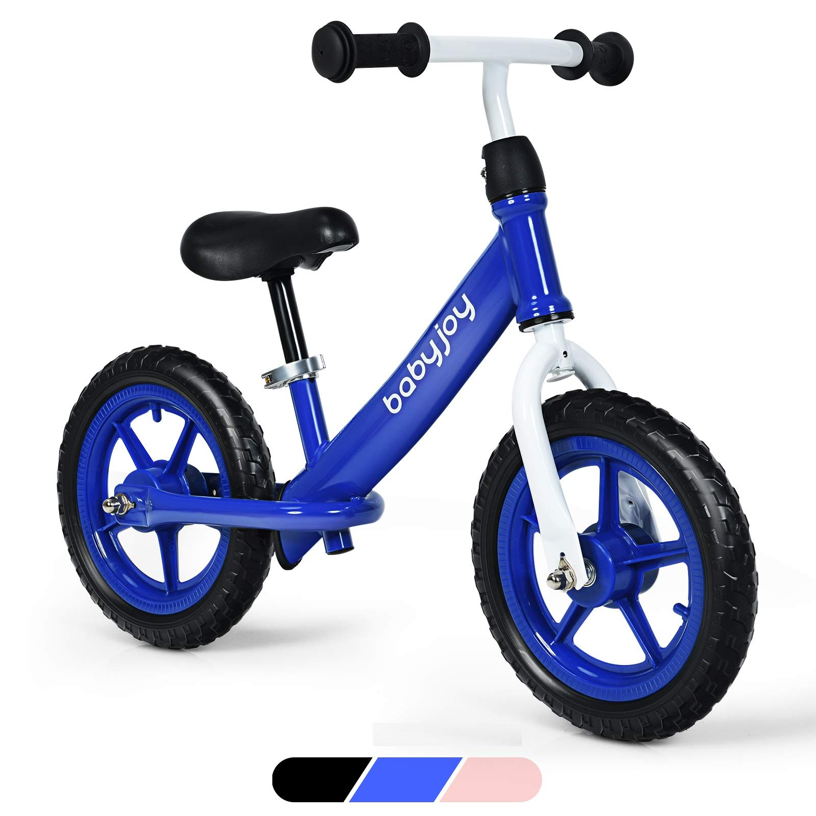 Baby Joy Lightweight Balance Bike, Kids No Pedal Training Bicycle w/ 12-Inch Wheels