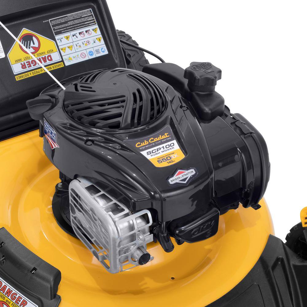 Cub Cadet 21 in. 140cc Briggs And Stratton Engine 3-in-1 Gas Walk Behind Push Lawn Mower SCP100