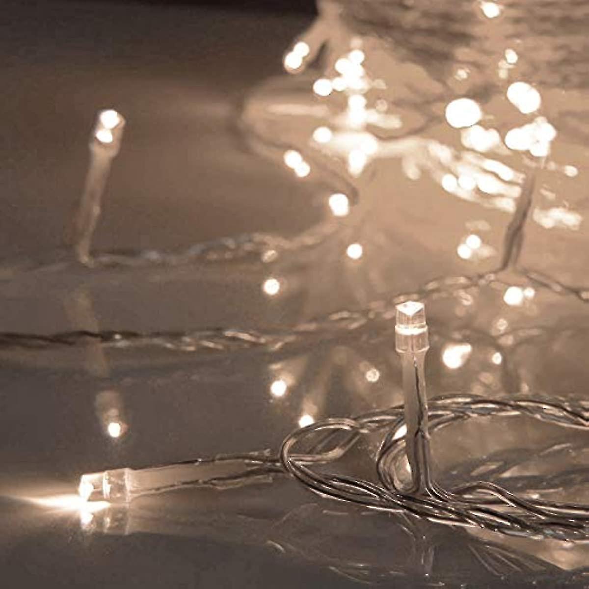 Quntis Led String Lights 100m 500led Ce Standard High Brightness White Lights Safe Low Voltage Indoor Fairy Lighting For Christmas Wedding Party Garde