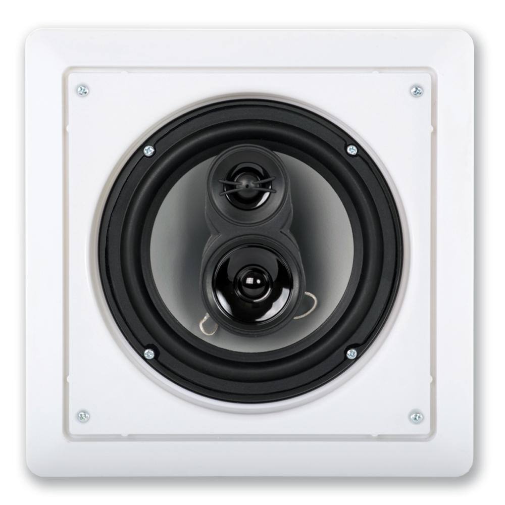 Acoustic Audio by Goldwood In-Wall  Ceiling 6.5 in. Pair 3 Way Home Theater Speaker CSi63S