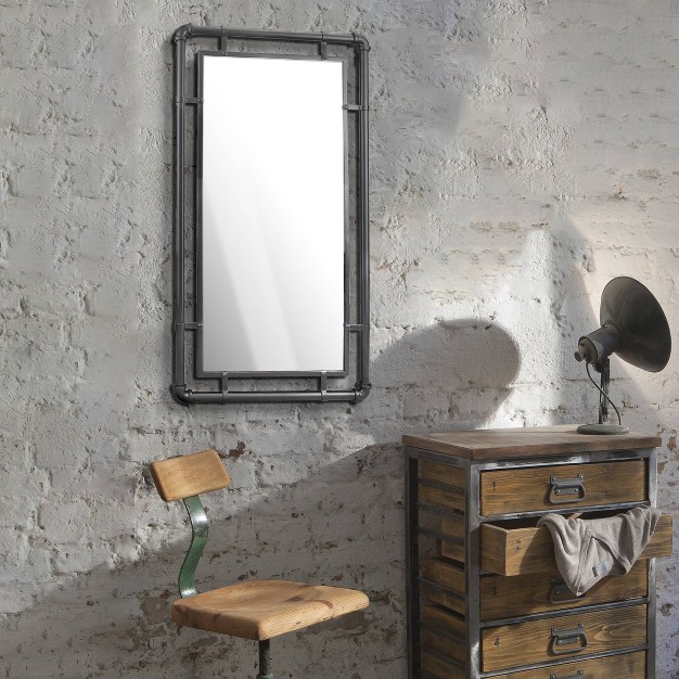 Large Rectangle Metal Decorative Wall Mirror Stonebriar Collection