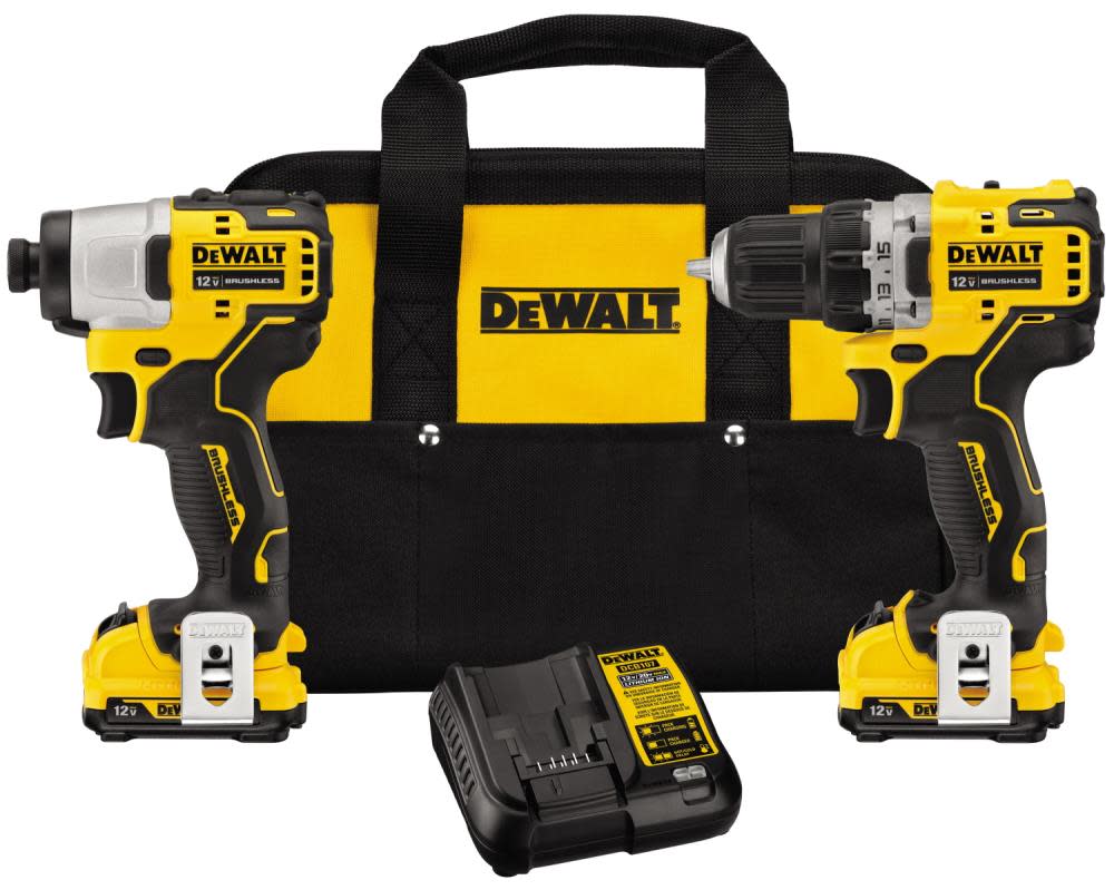 DW 12V MAX XR Drill/Impact Driver Kit DCK221F2 from DW