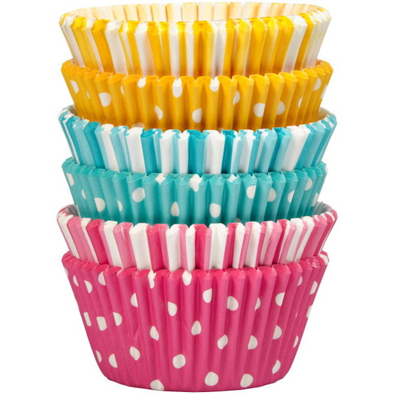 Wilton 415 2539X Dots and Stripes Cupcake Liners  ...