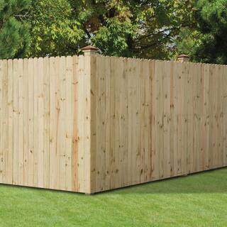 Outdoor Essentials 58 in. x 5-12 in. x 6 ft. Pressure-Treated Pine Dog-Ear Fence Picket 102560