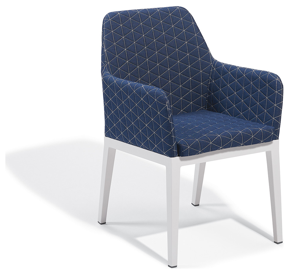 Oland Armchair   Contemporary   Outdoor Dining Chairs   by Oxford Garden  Houzz