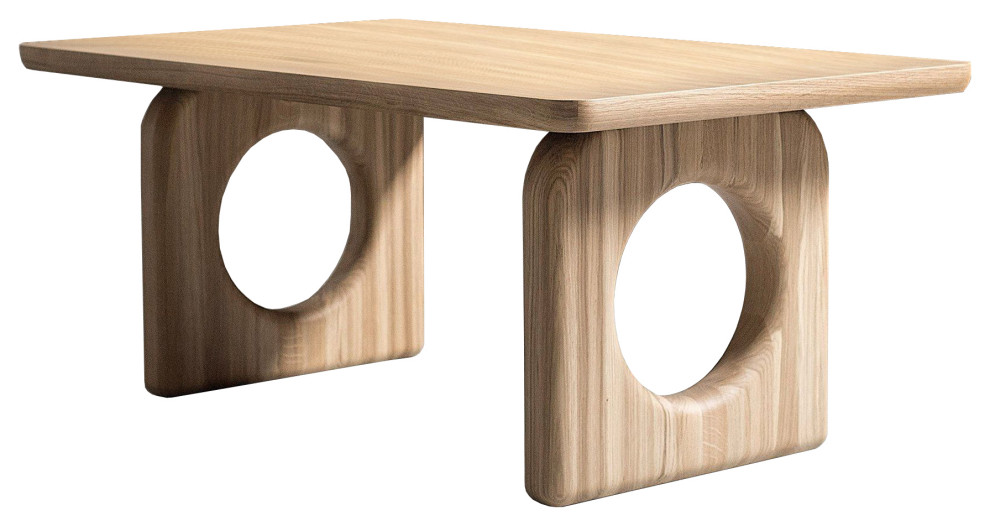 Modrest Washington Modern Natural Oak Coffee Table   Modern   Coffee Tables   by Vig Furniture Inc.  Houzz