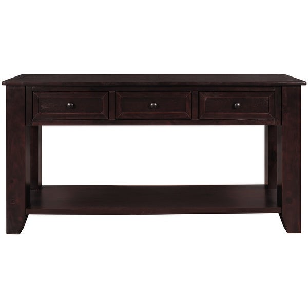 Console Table with 3 Drawers and 1 Shelf