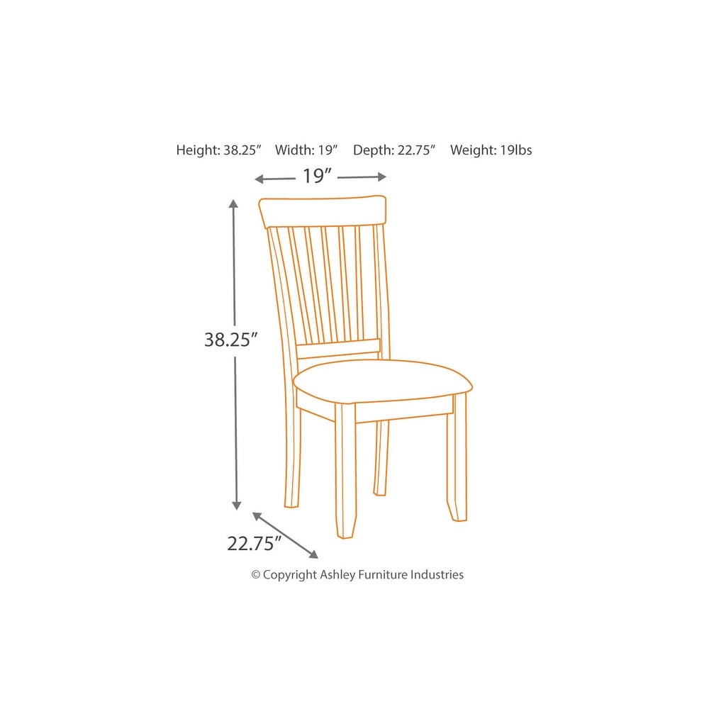 Signature Design by Ashley Berringer Dining Side Chair (Set of 2)