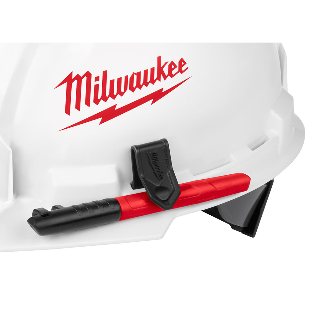 Milwaukee Front Brim Hard Hat with BOLT Accessories Type 1 Class E