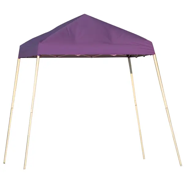 ShelterLogic 8'x8' Purple Sport Series Pop Up Slant Leg Canopy