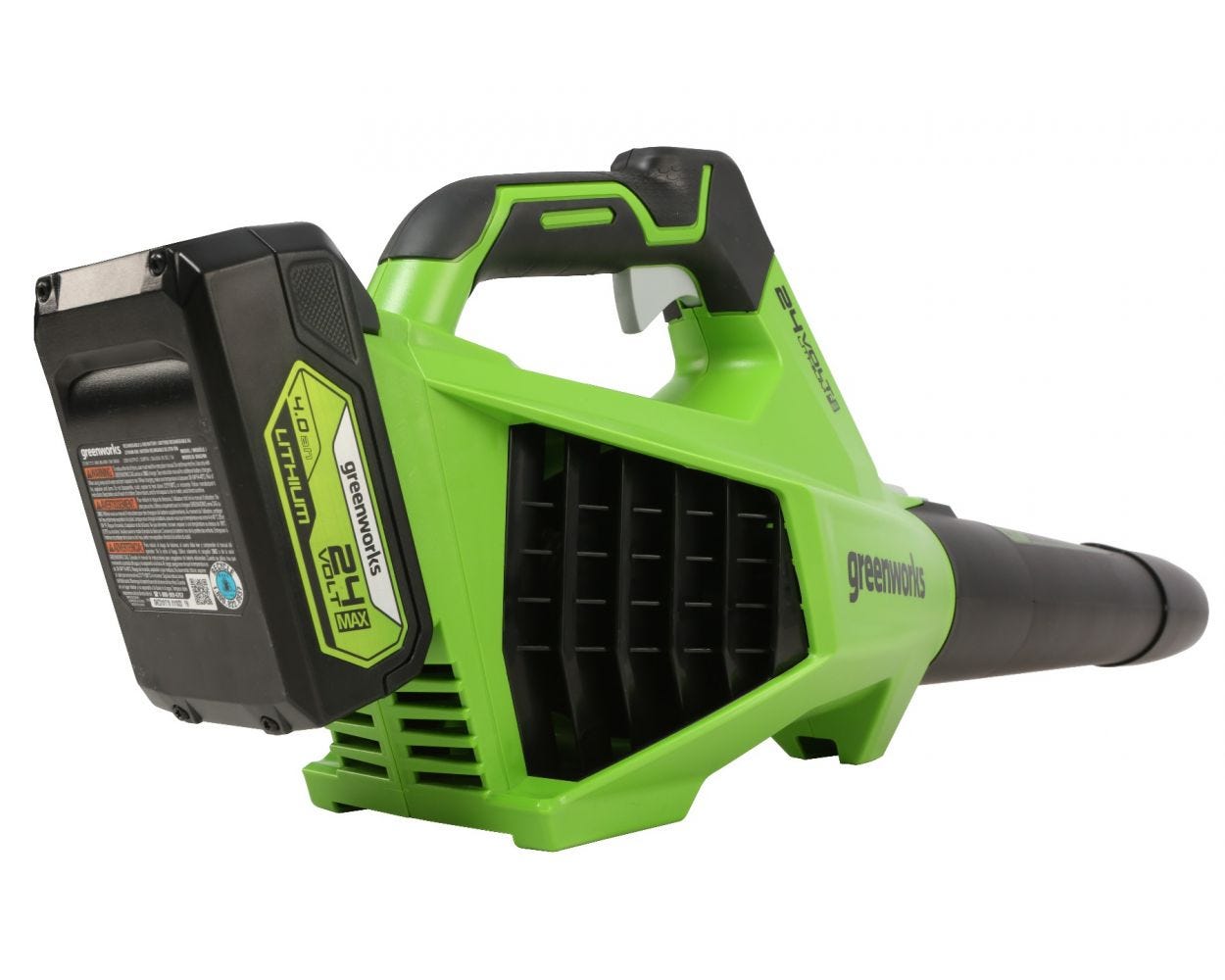 24V 450 CFM Leaf Blower， Battery  Charger | Greenworks Tools