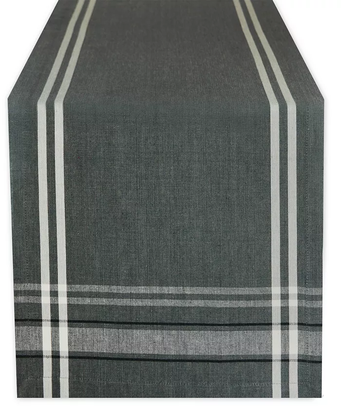 Design Imports French Chambray Table Runner 14 x 72