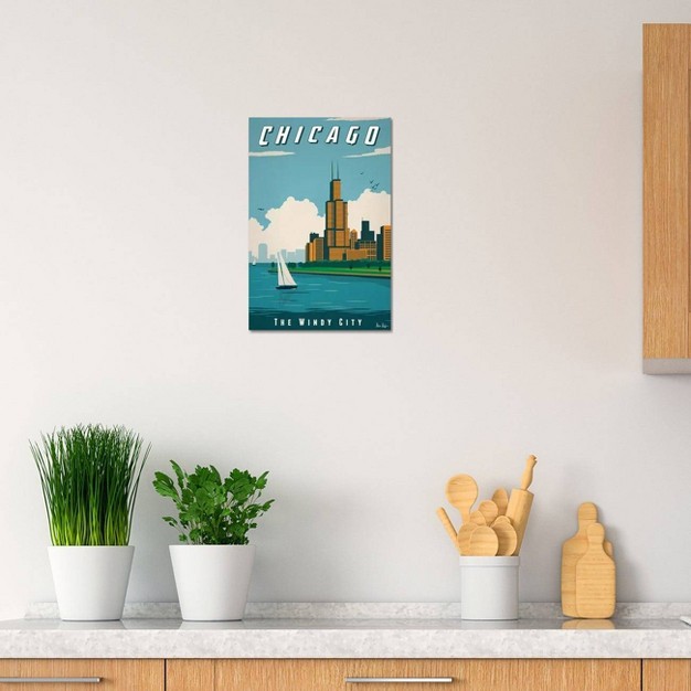 Chicago By Ideastorm Studios Unframed Wall Canvas Icanvas