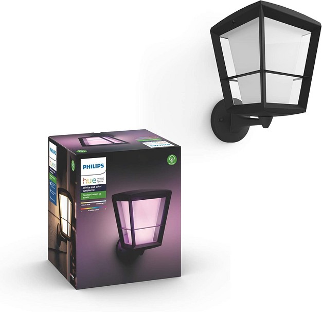 Philips Hue Econic Outdoor White amp Color Wall Lantern