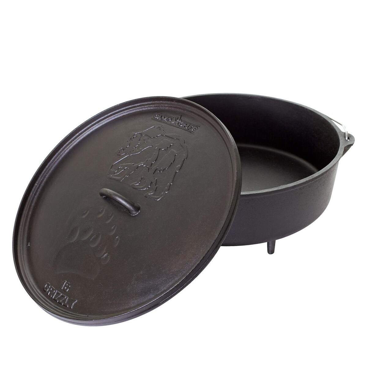 Camp Chef 10-Quart Seasoned Cast Iron Dutch Oven