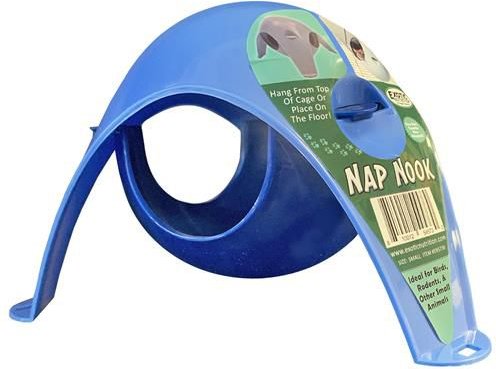 Exotic Nutrition Nap Nook Small Pet Hideout， Blue