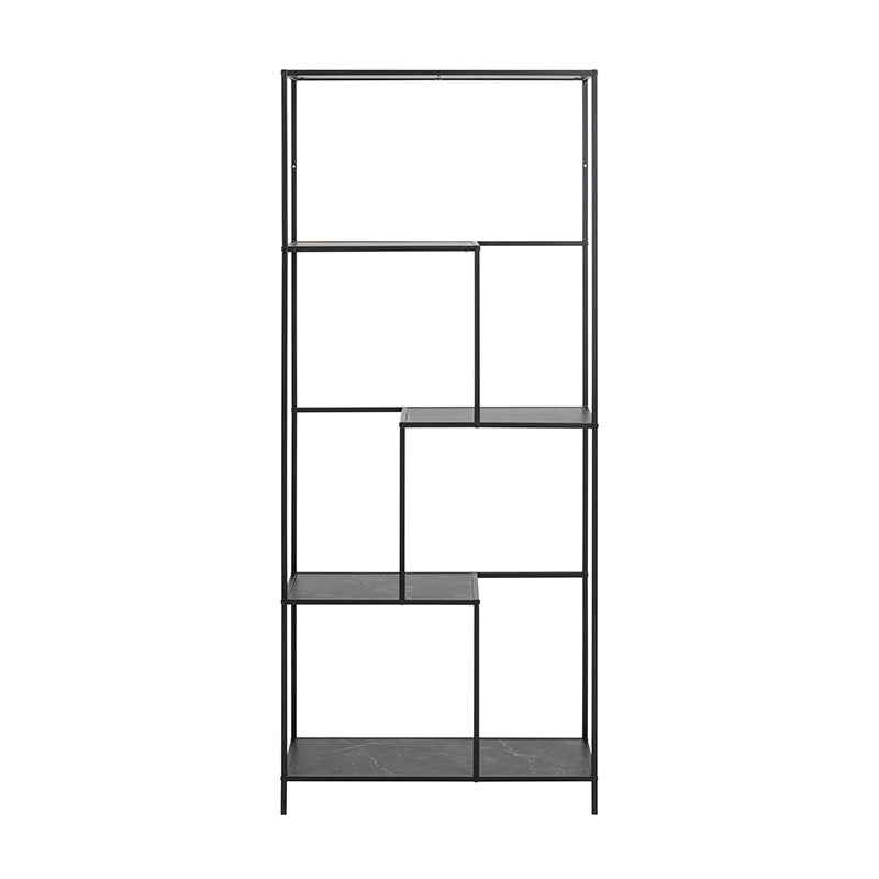 INFINITY Shelving Unit 72x170cm - Black