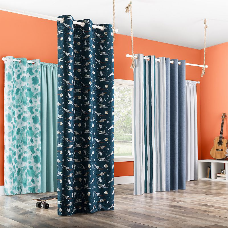 Sun Zero Generation Pippa 100% Blackout Grommet Window Curtain