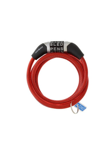 Cable Lock 4 Non Reset Red