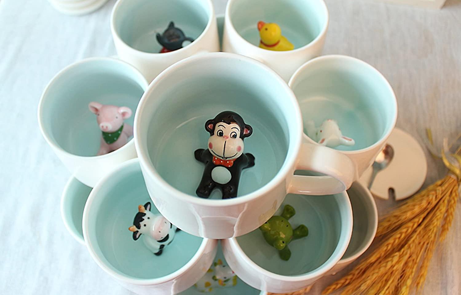 3d Cute Animal Ceramics Coffee Cup Office Cup